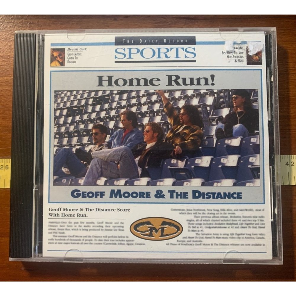Geoff Moore & The Distance CD The Lineup The Daily Record Sports Home Run